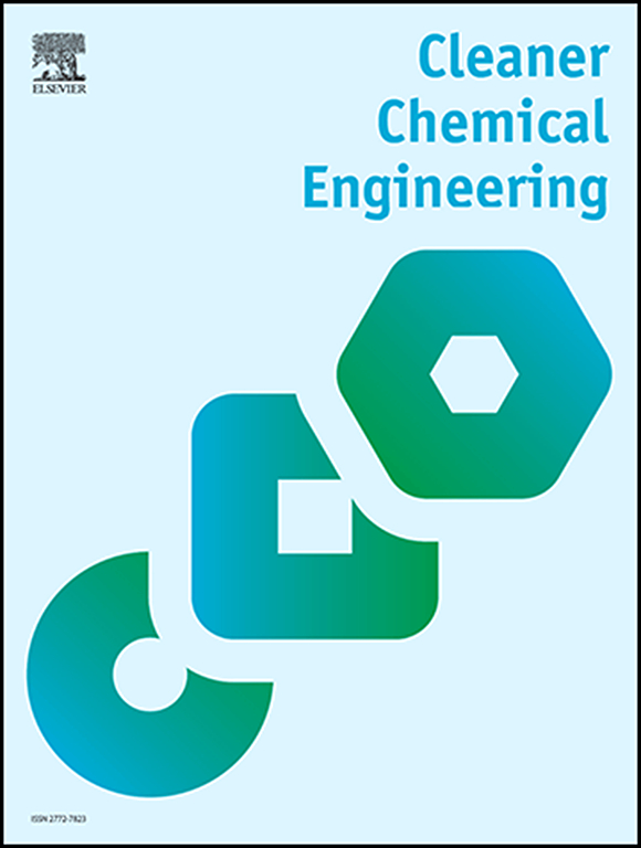 Go to journal home page - Cleaner Chemical Engineering